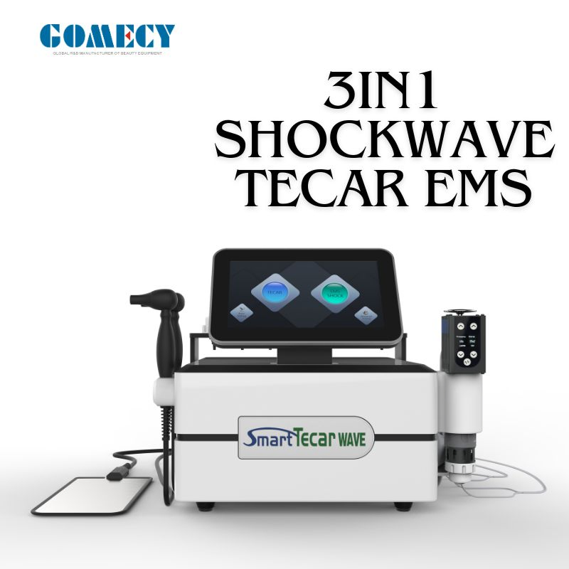 Portable 2024 Tecar Ret Cet RF Physiotherapy Tecar Therapy Hyperthermia Body Care 448 kHz Rehabilitation Therapy Home Device