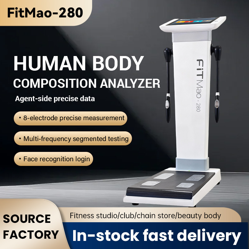 Gym Professional 8-Electrode Body Fat Meter, Bioimpedance Technology, Body Composition Analyzer