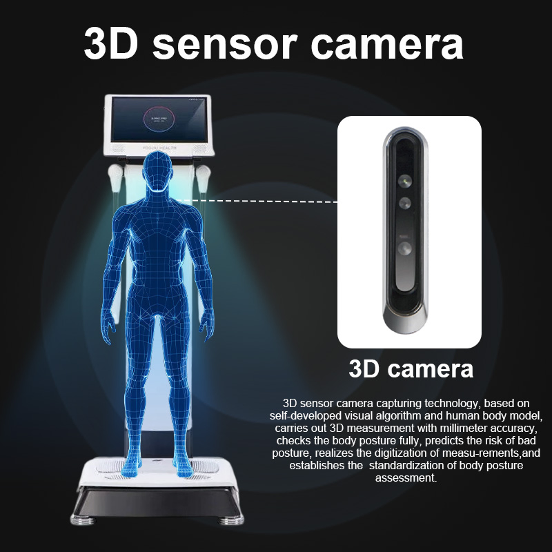 Commercial Fitness 8-Electrode Body Fat Evaluation Scale, Bioelectrical Impedance Technology, Body Composition Analyzer