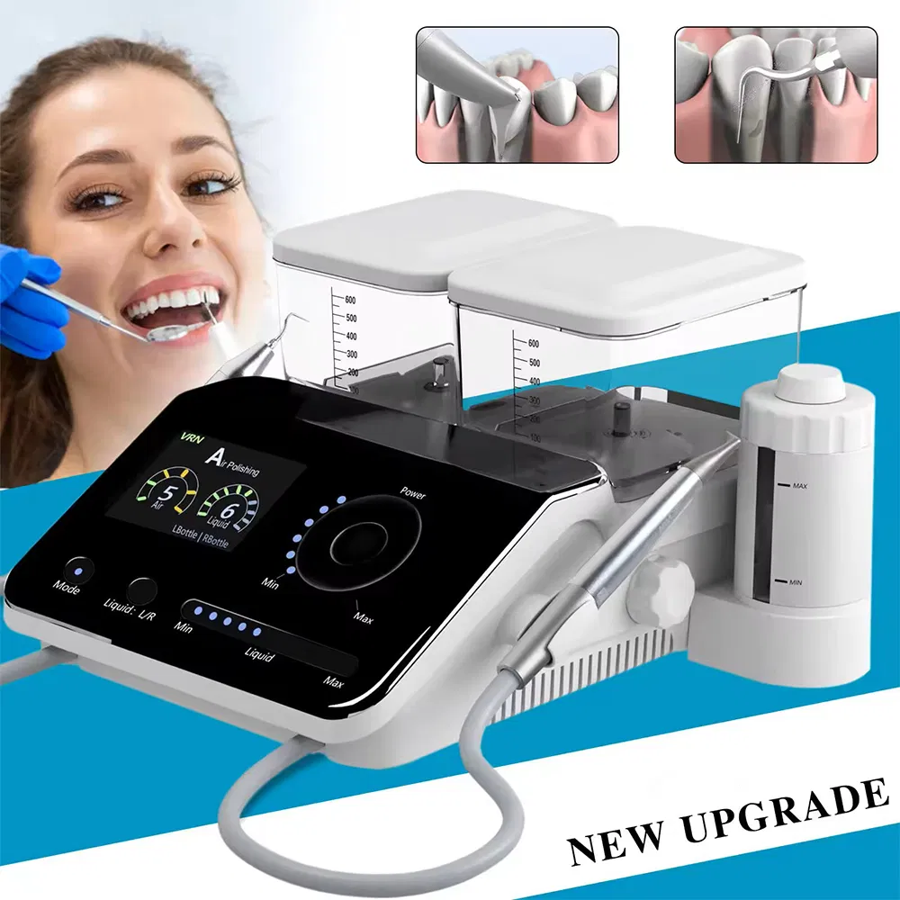 New Version Ultrasonic Periodontal Therapy System Dental Ultrasonic Scaler Air Polisher Machine 2 in 1