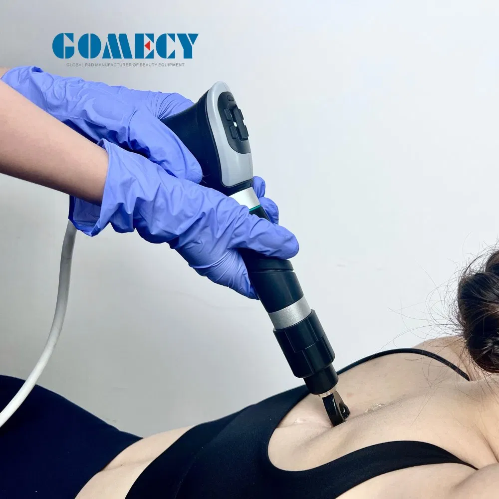 Shockwave Therapy Device&amp; Tens Electrotherapy&amp; Ultrasound Vertical Physiotherapy Machine for Chronic Inflammation