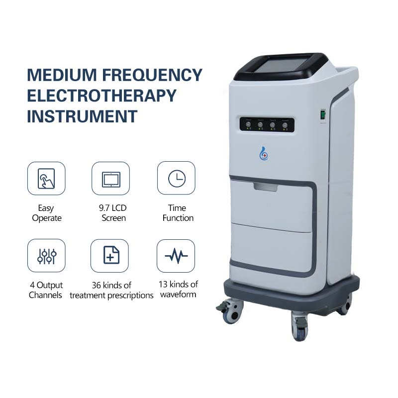 Pain Alleviation and Blood Circulation Enhancement Medium-Frequency Electrotherapy Device