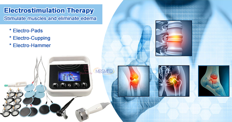 Body Slimming Weight Loss Lymphatic Drainage Muscle Electrostimulator EMS Cupping Device