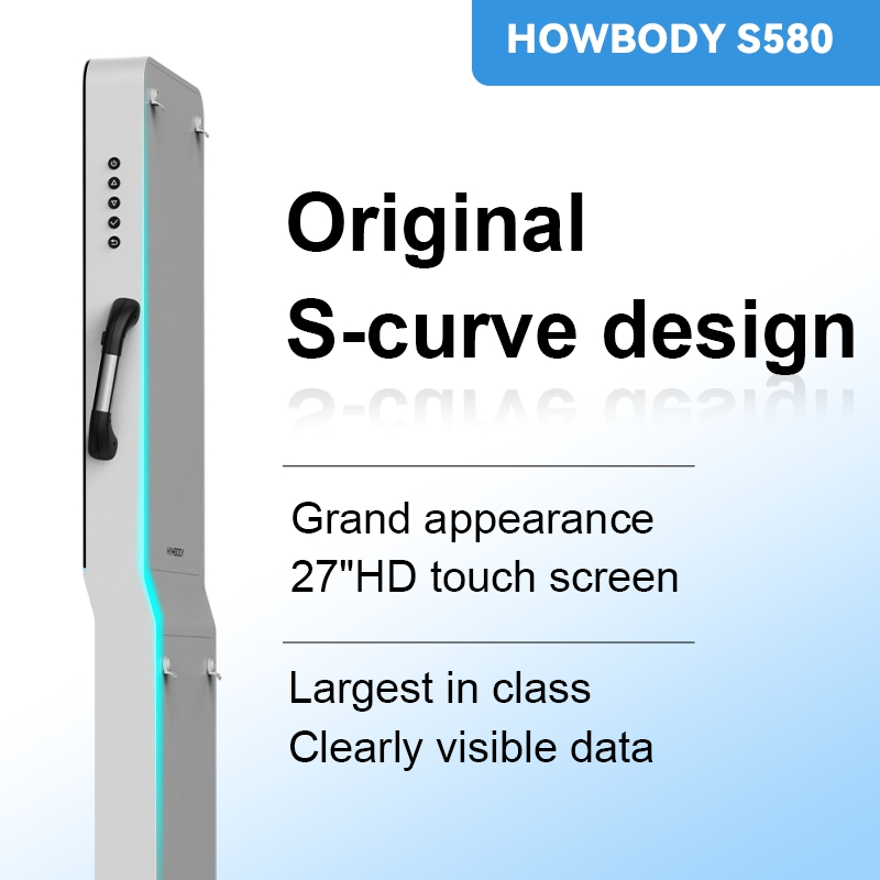 Professional Venue 8-Electrode Body Fat Monitoring Instrument, Bioelectrical Impedance Technology, Body Composition Analyzer