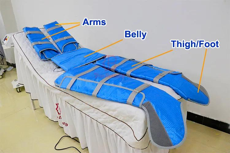 2-in-1 Infrared Compression Air Massage Lymphatic Drainage Device Body Muscle Massager Suit