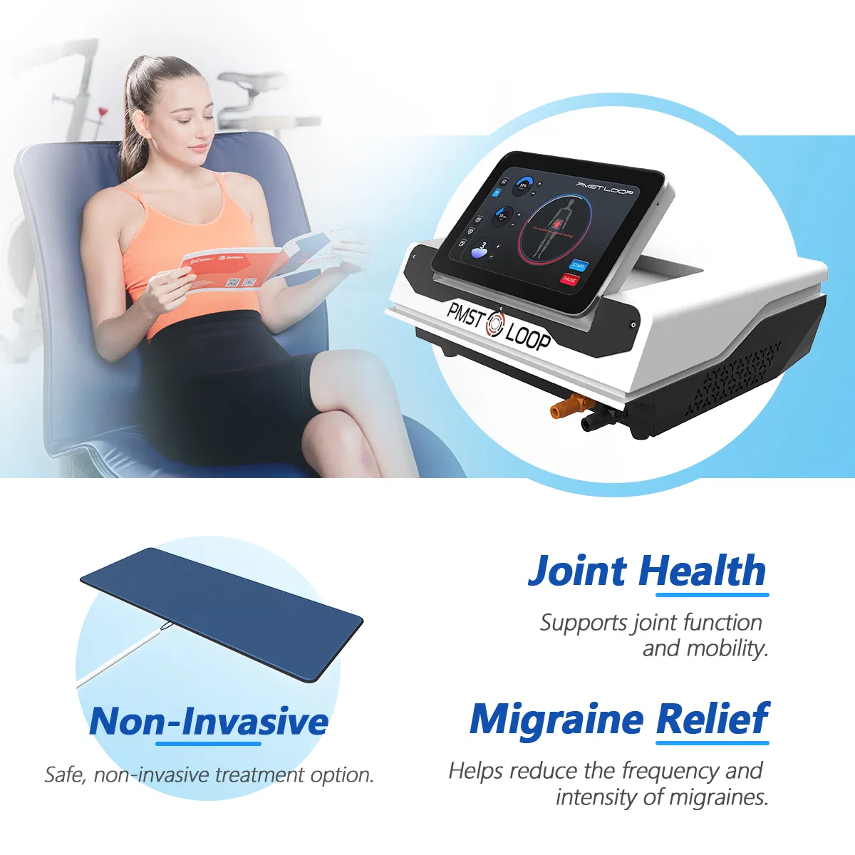 Kaphatech New Physiotherapy Equipment Pemf Magnetic Therapy Device Horse Pmst Loop PRO Max Pemf Pain