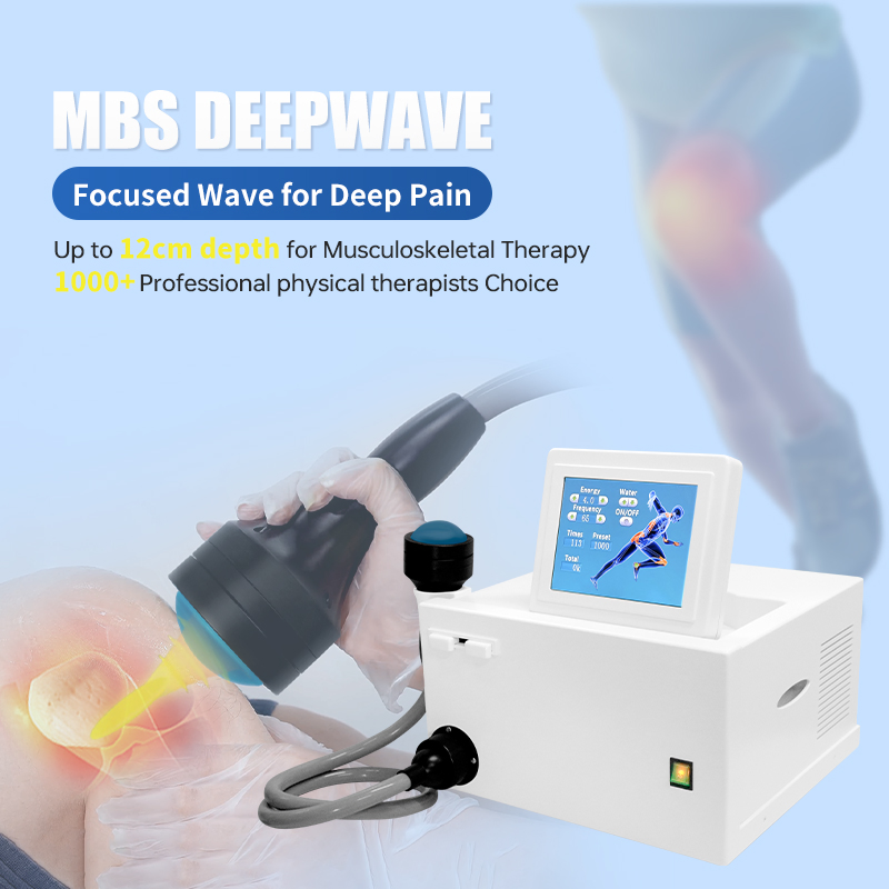 Portable Focus Shockwave Therapy Device for Clinical &amp; Mobile Physiotherapy