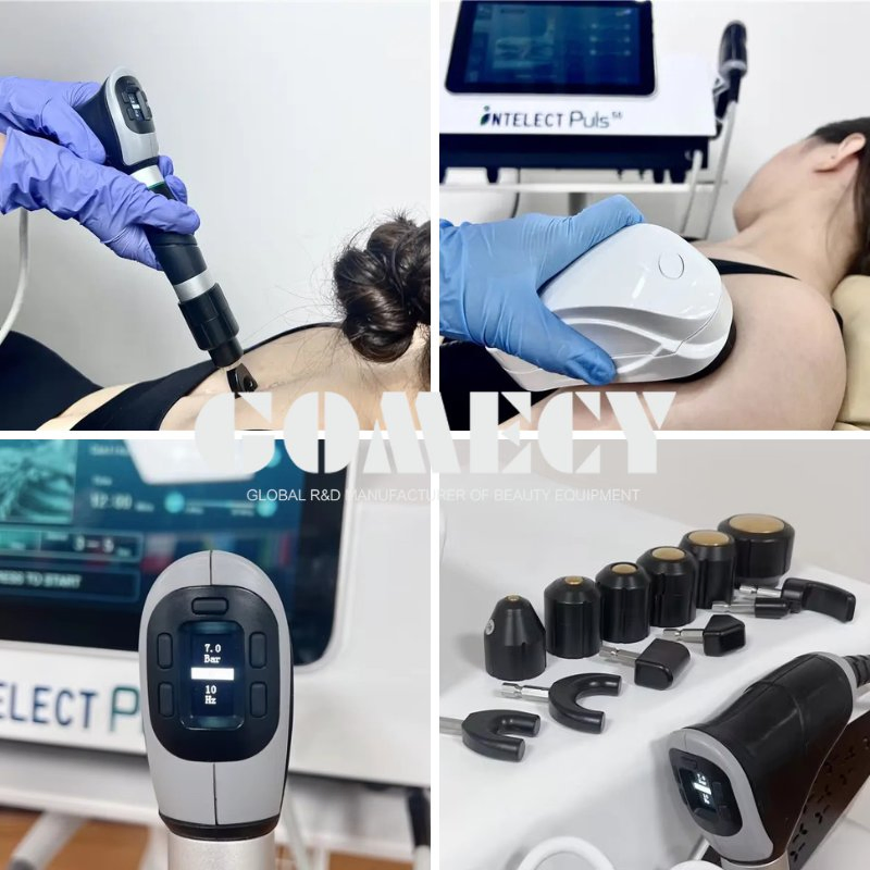 Dual Shockwave Ultrasound Physiotherapy System for Tendonitis Muscle Pain ED Treatment