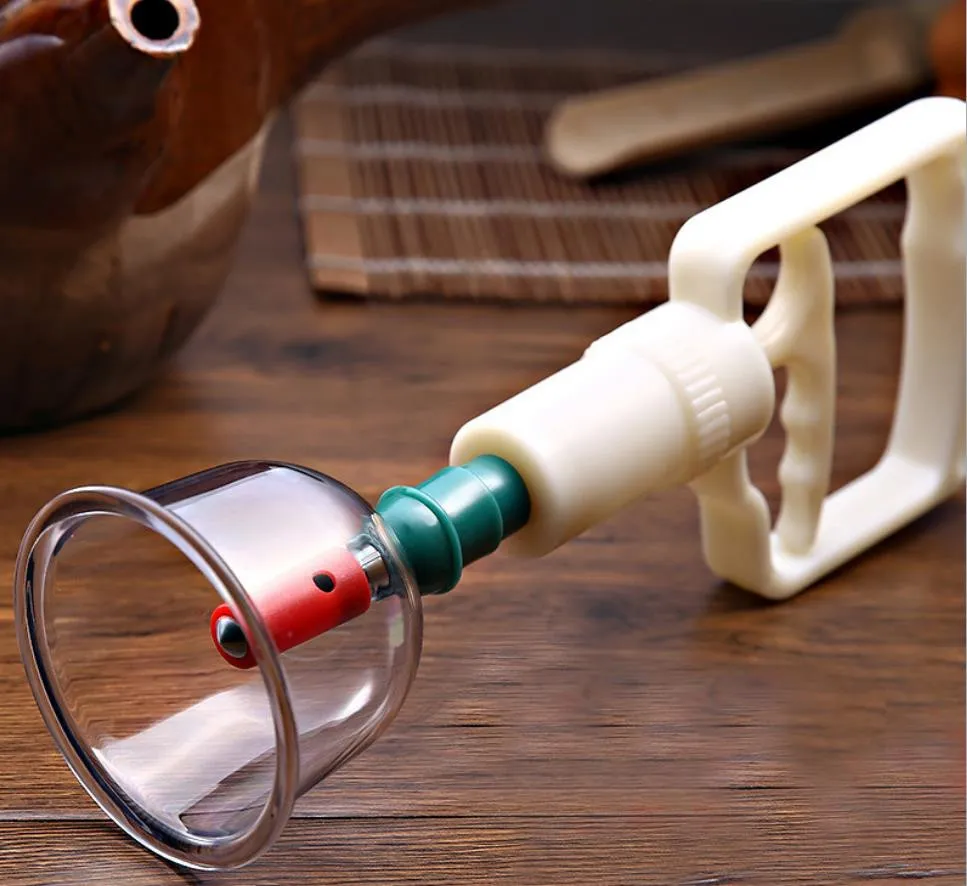 24 Cupping Set China Physical Therapy Equipment Plastic Vacuum Cupping Machine Cupping Device