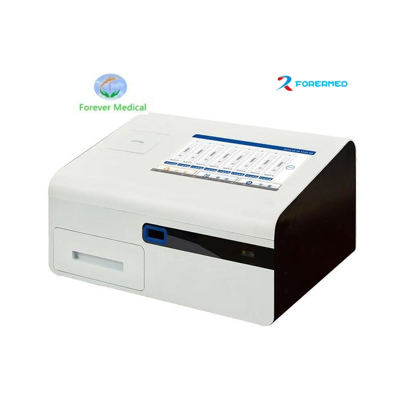 Portable Poct Devices Dry Fluorescence Immunoassay Analyzer 8 Channel Poct Analyzer