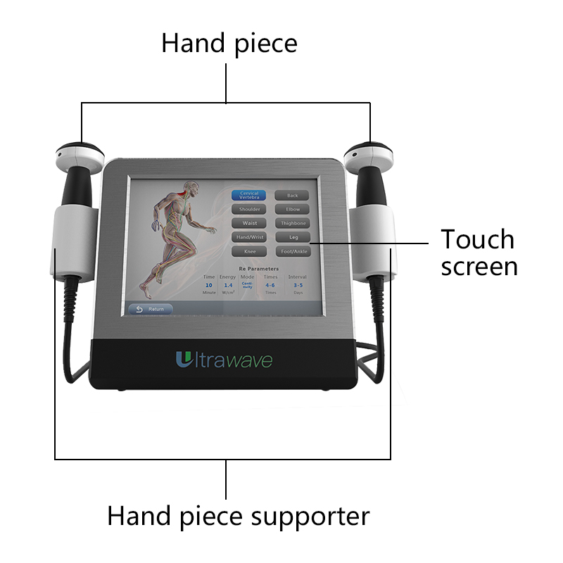 2 in 1 Body Therapy Pain Relief Device Ultrawave Physical Ultra Wave Ultrasound Rehabilitation Ultrasonic Physiotherapy Machine