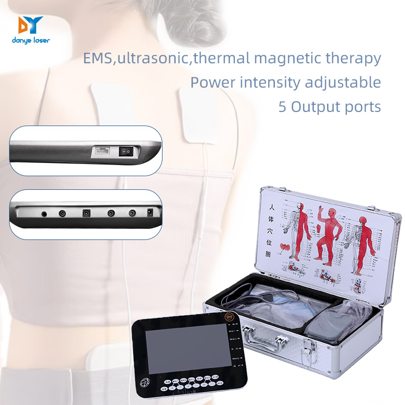 Electric Pulse Massager Muscle Stimulator Digital Physical Therapy Tens Unit Device