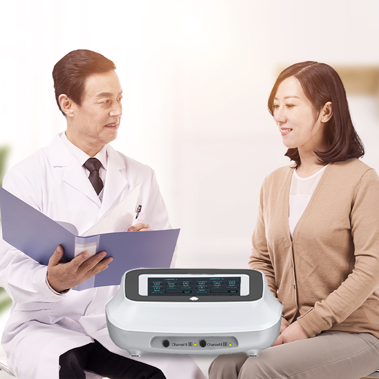 Touch Screen Nerve and Muscle Electrical Stimulation Device Electrotherapy Machine