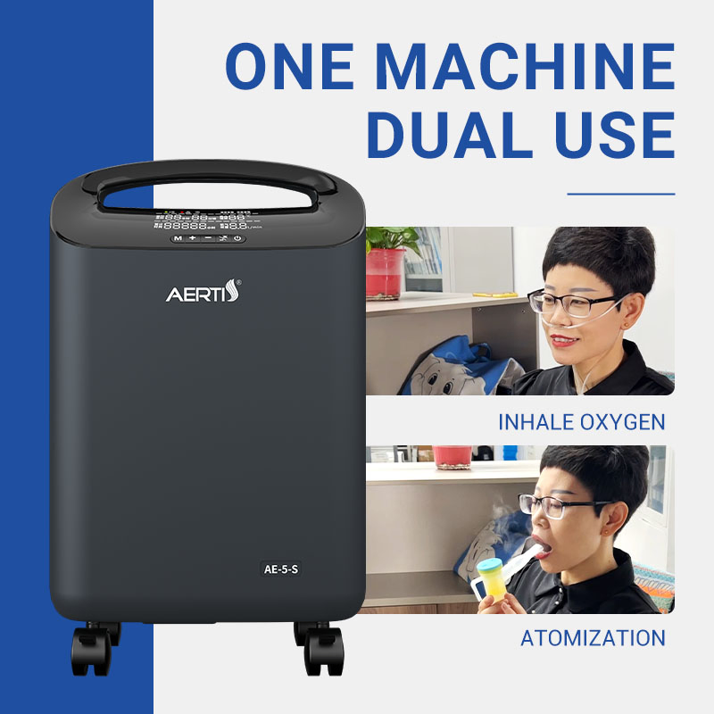 Aerti Wholesale Econimic Oxygen Machine 5L 14.4kg Oxygen Therapy Equipment for Subhealth