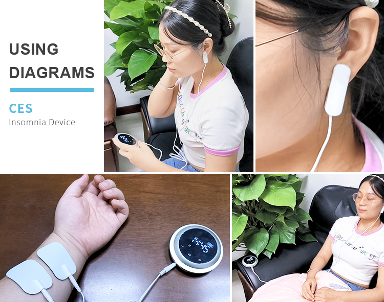 Home Use Cranial Electrotherapy Stimulation Ces Help Sleeping Machine