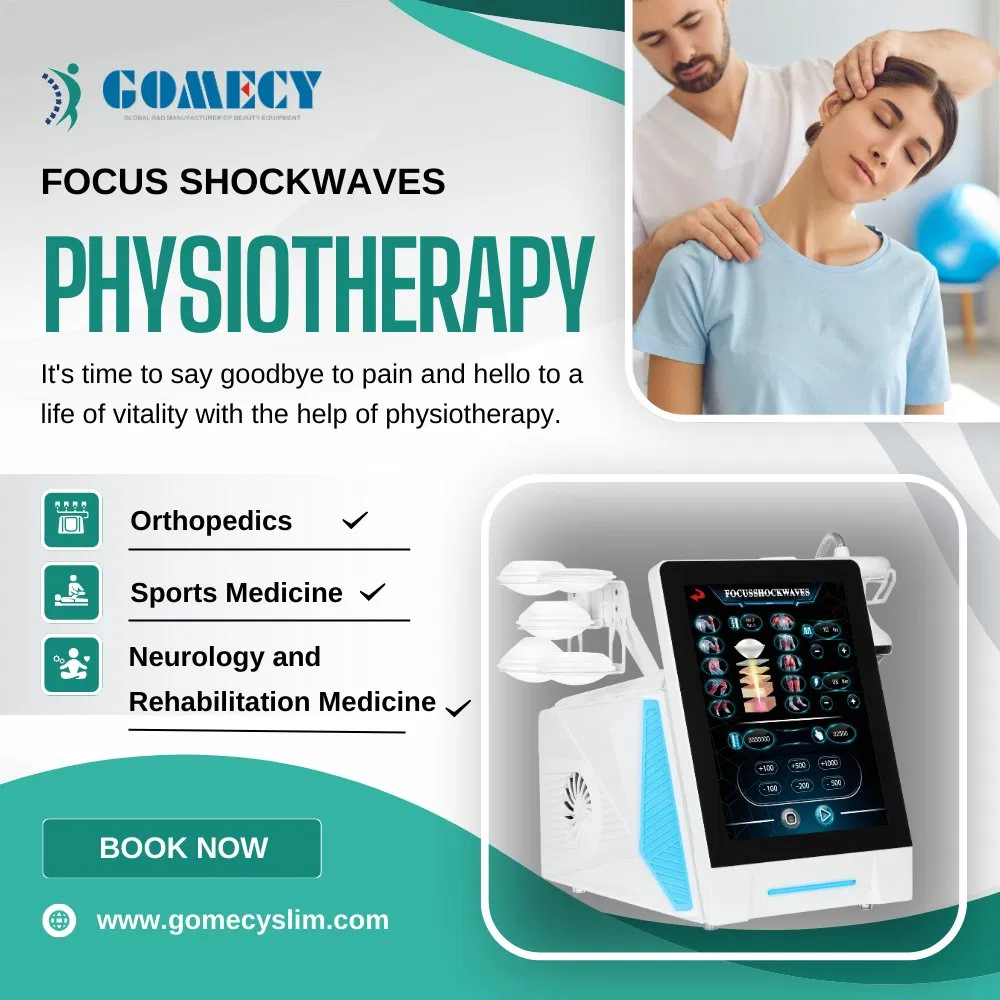 Physiotherapy Electrotherapy Machine ED Shockwave Therapy Skin Beauty Machine