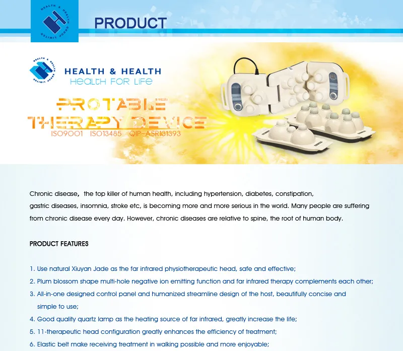 Heating Jade Portable Physiotherapy Device