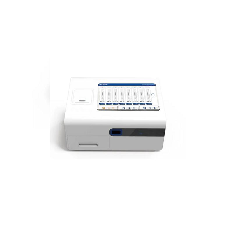 Portable Poct Devices Dry Fluorescence Immunoassay Analyzer 8 Channel Poct Analyzer