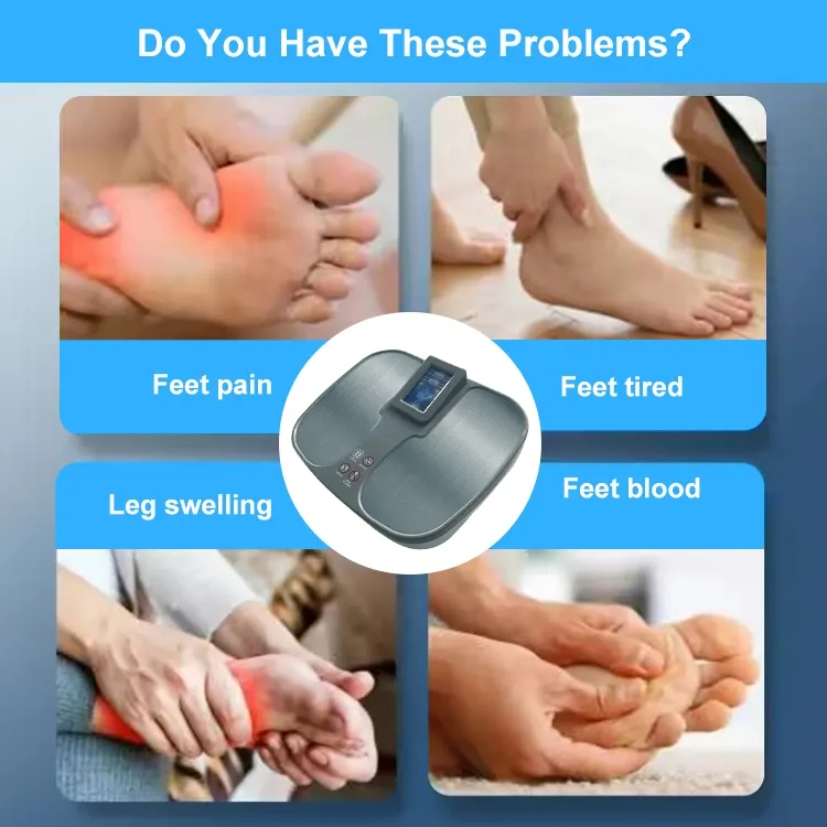 Home Health Care Lymphatic Drainage Terahertz Bioresonance Magnetic Therapy Foot Pain Relief Devices