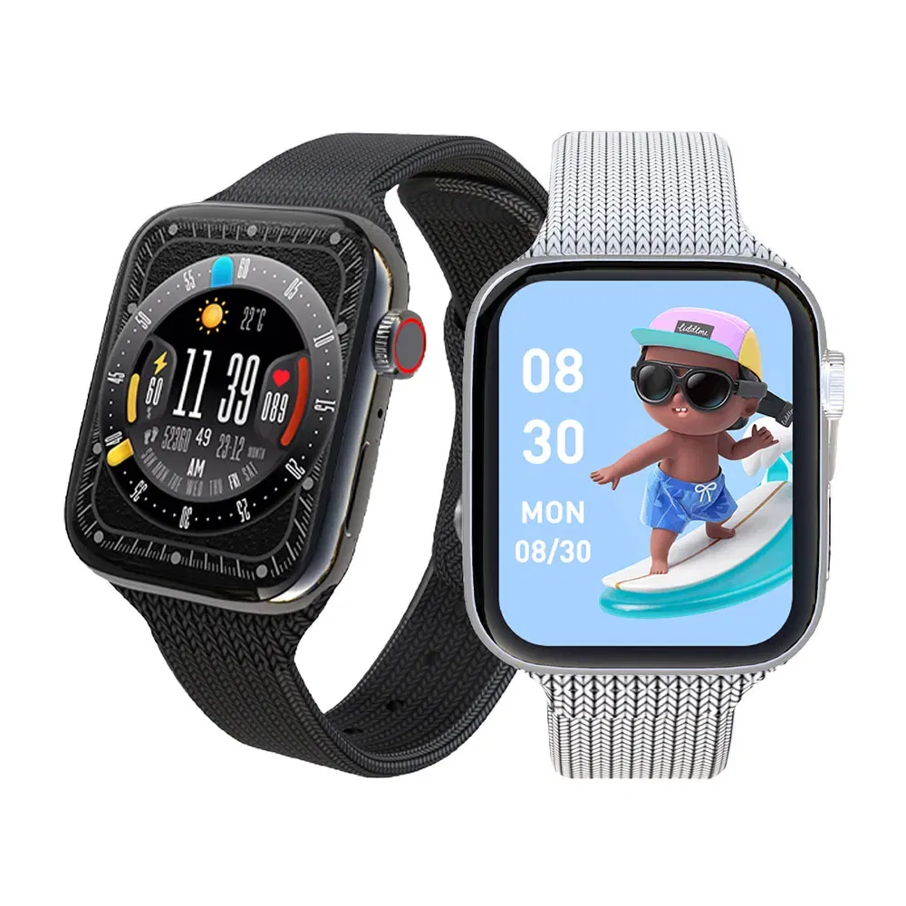 Smart Fitness Watch with Wireless Charging and Health Monitoring All-in-One Smart Watch: Call Function, Health Tracker, Wireless Charger