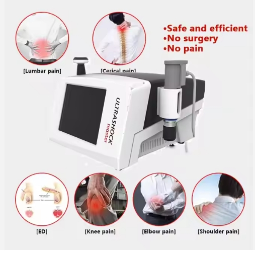 2in1 Ultrasonic and Shock Wave Physical Therapy Machines