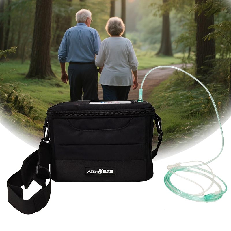 Aerti Elderly Healthcare Oxygen Machine 1L Portable Oxygen Device for Travel
