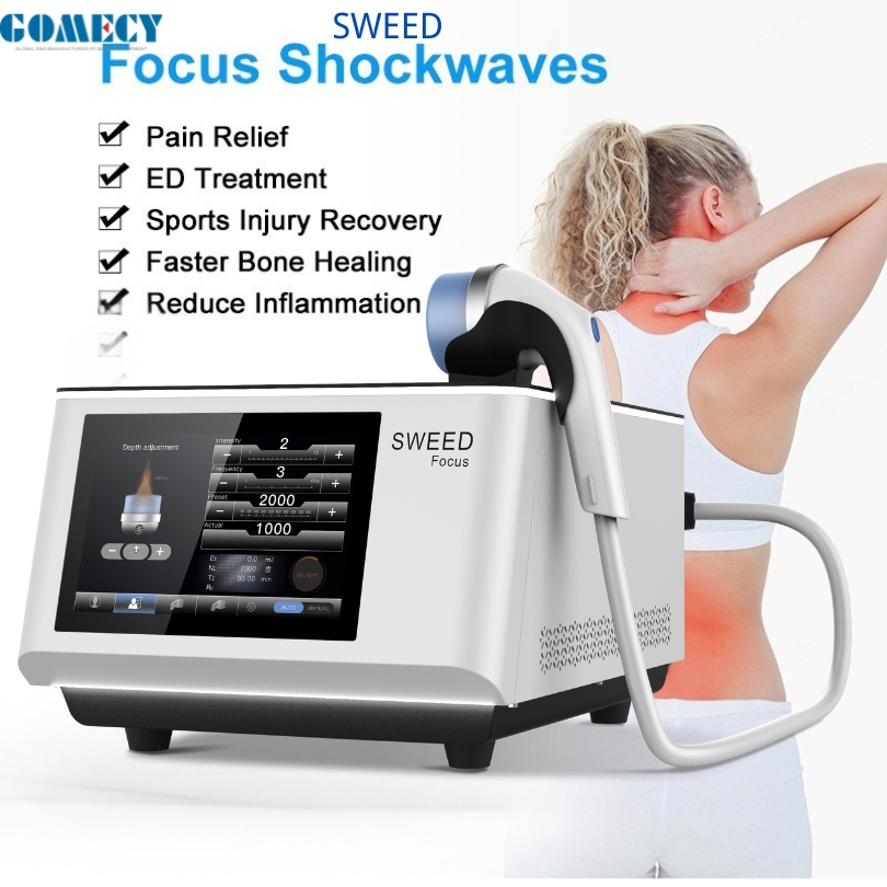 Professional Focused Shockwave Device for Pain Management Muscle Healing and Physical Therapy