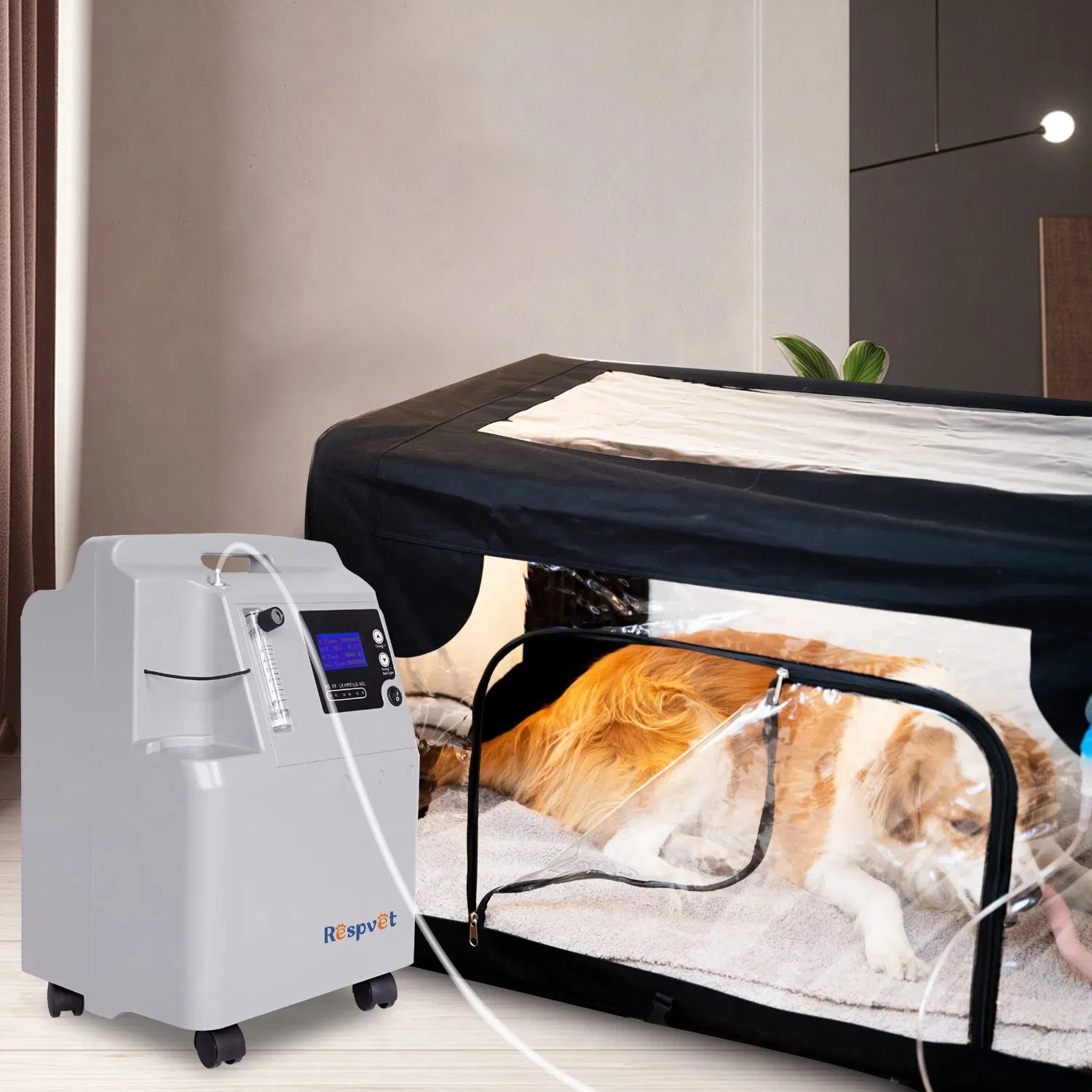 High quality veterinary oxygen therapy anesthesia equipments for animal pet surgery