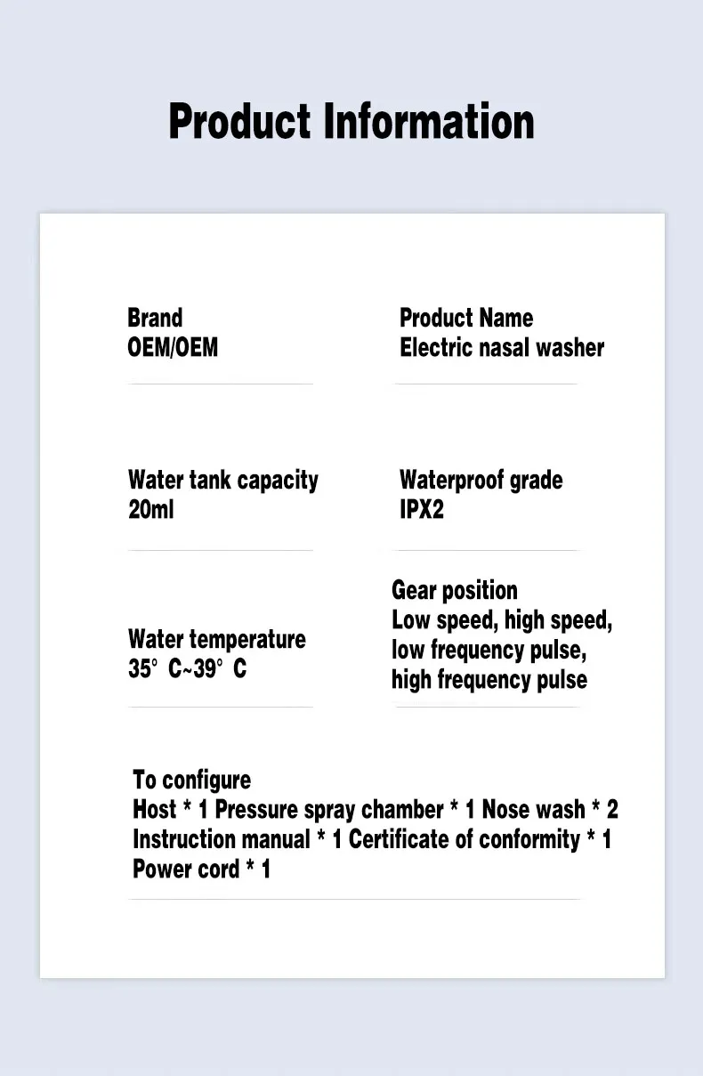Nasal Irrigator Feature 9