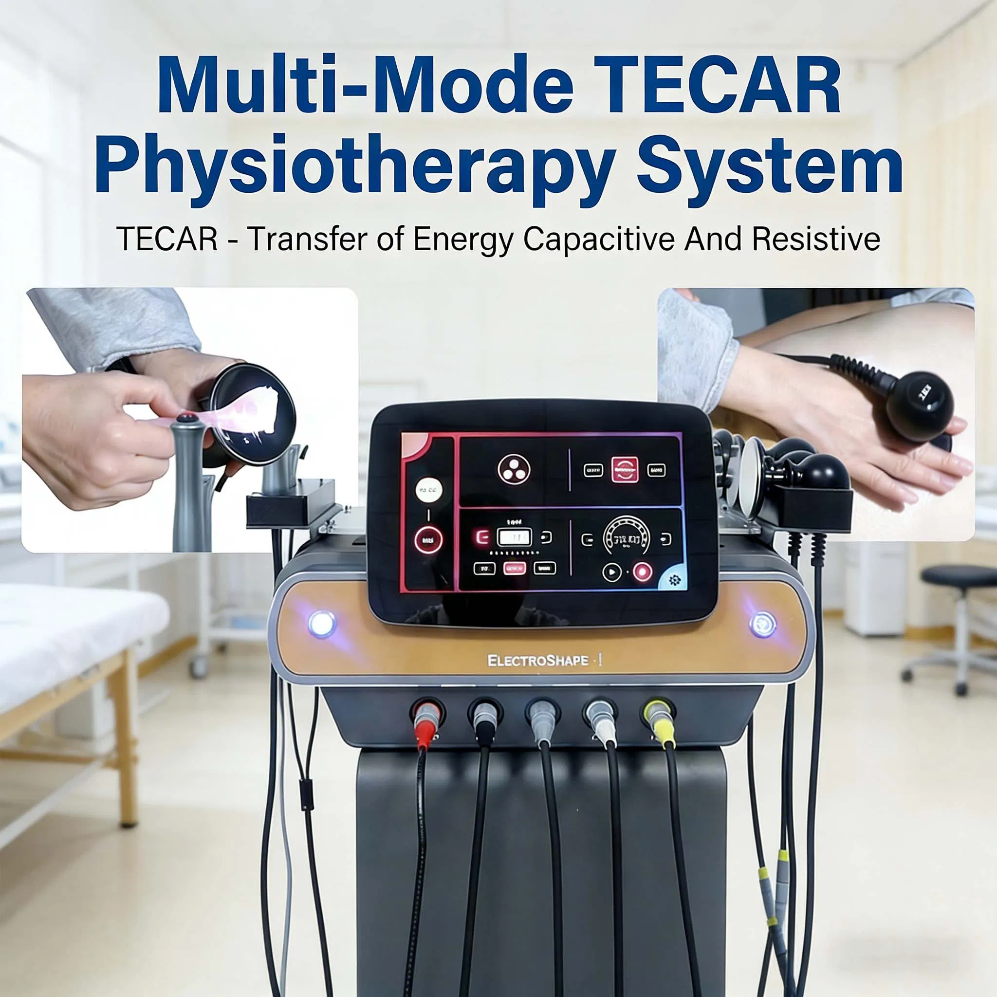 Professional Cet Ret Tecar Therapy Physiotherapy Device for Body Pain Relief
