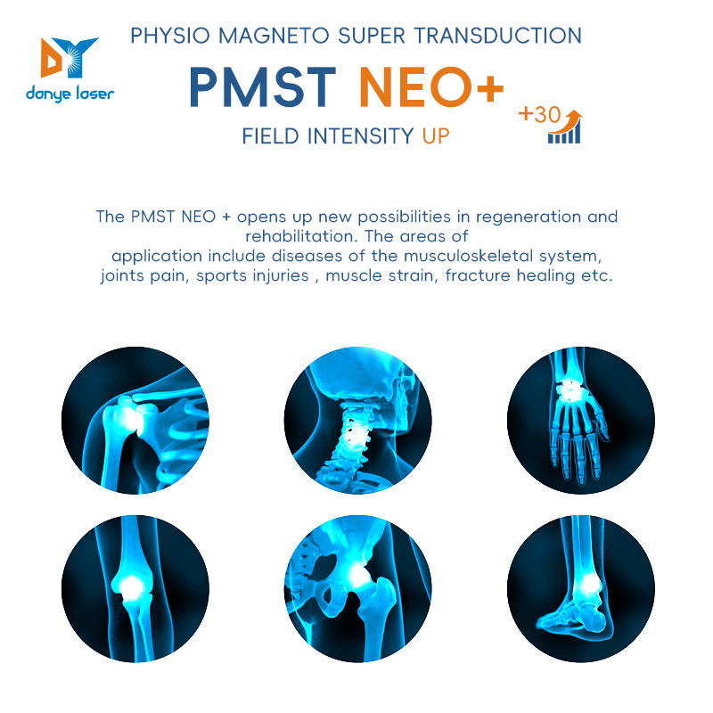 Physio Magneto Therapy and 808nm 650nm Laser Near Infrared Light Therapy 2 in 1 System Health Care Device for Body Pain Relief