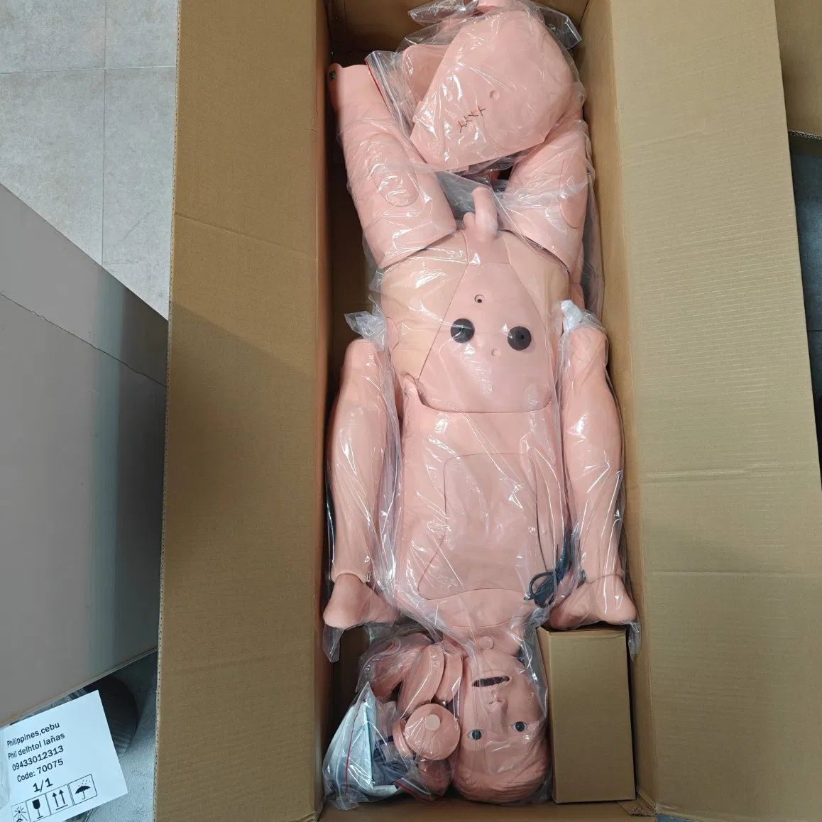 Full Functional Medical Trauma Nursing Training Manikin with Wound Simulation Kit