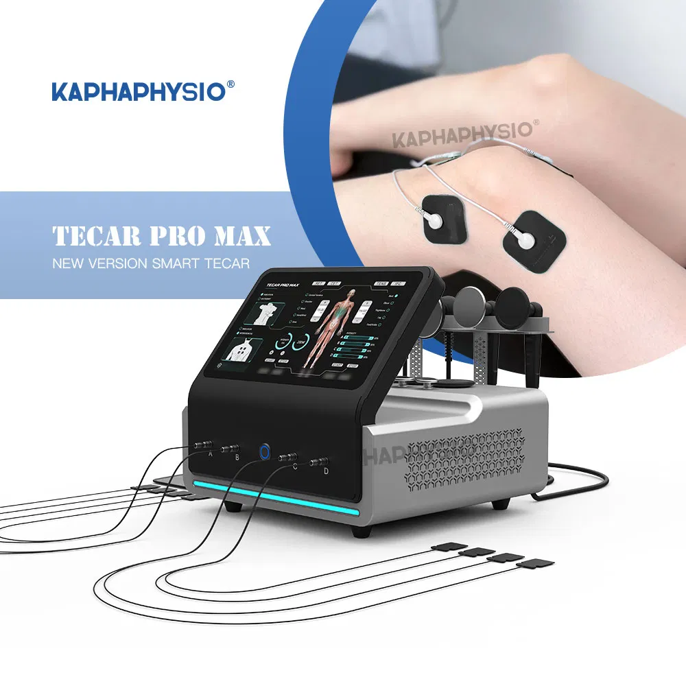 Kaphaphysio Tecar PRO Max Advanced Electrotherapy Machine RF Tecar Therapy and Ifc Tens for Muscle Healing
