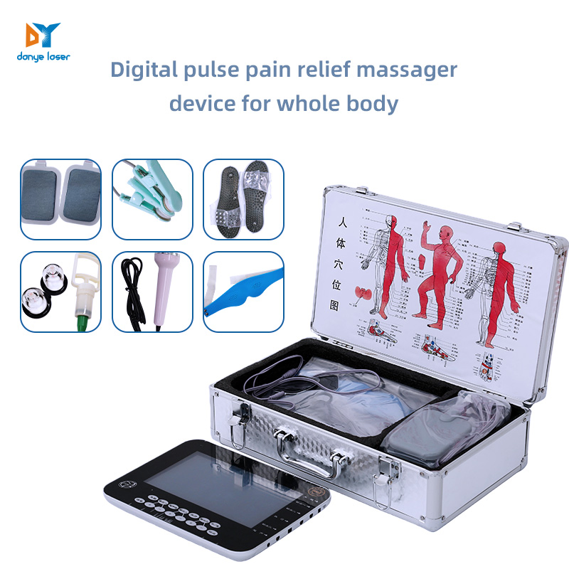 Electric Stimulation Machine Electric Physical Therapy Digital Pulse Body Massage Pain Relief Device