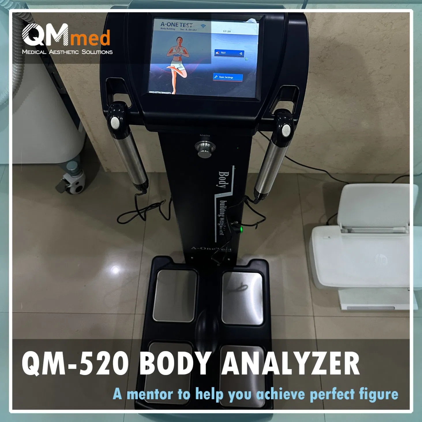 Professional Weight Test System Body Fat Composition Analyzer Machine for Gym Health Center and EMS Fitness Training Use