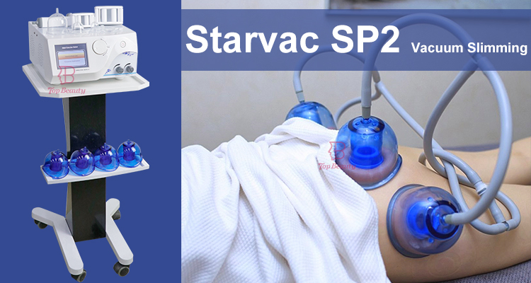 Professional Lymphatic Drainage Vacuum Therapy Butt Buttocks Lifting Starvac Sp2 Slimming Device for Cellulite Removal