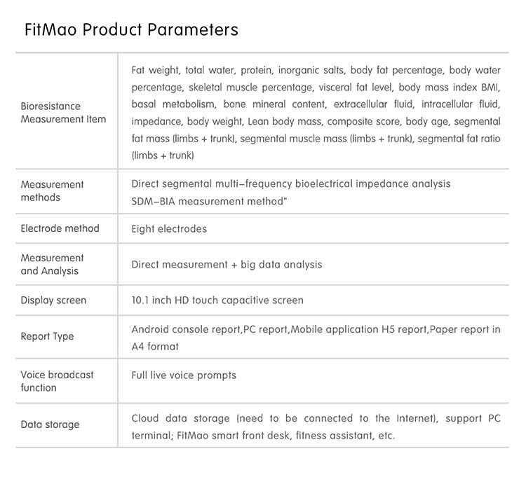 Hot Sale Body Composition Analyzer Machine Body Analyzer Machine Weight Fat Analyzer