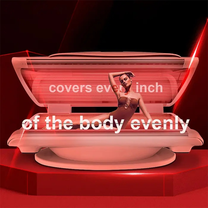 Variable Irradiance 26040LEDs Adjustable Pulse LED Infrared Red Light Therapy Bed Device