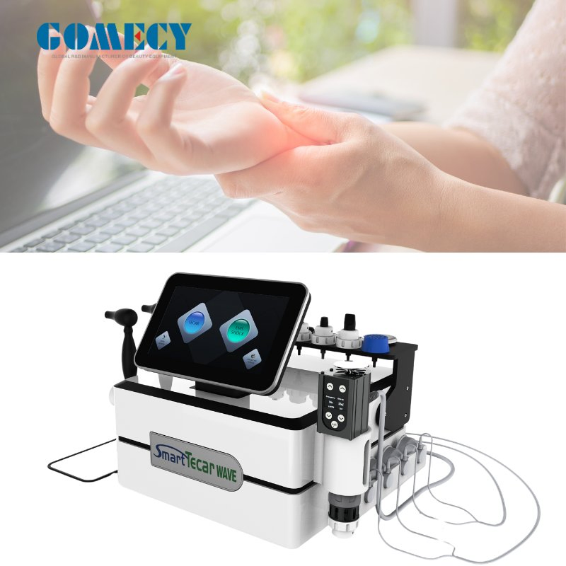 Portable 2024 Tecar Ret Cet RF Physiotherapy Tecar Therapy Hyperthermia Body Care 448 kHz Rehabilitation Therapy Home Device
