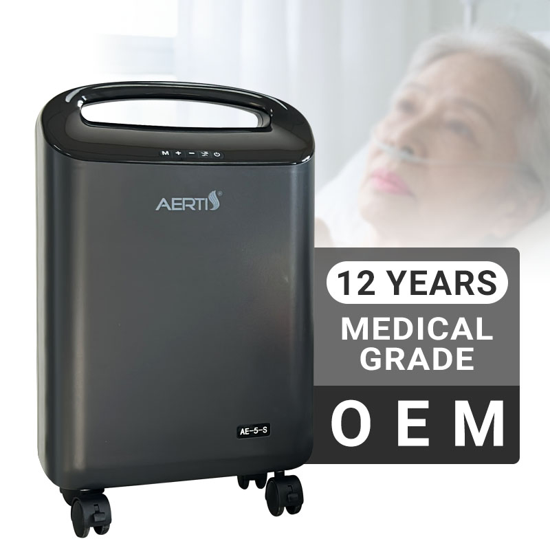 Aerti Wholesale Econimic Oxygen Machine 5L 14.4kg Oxygen Therapy Equipment for Subhealth