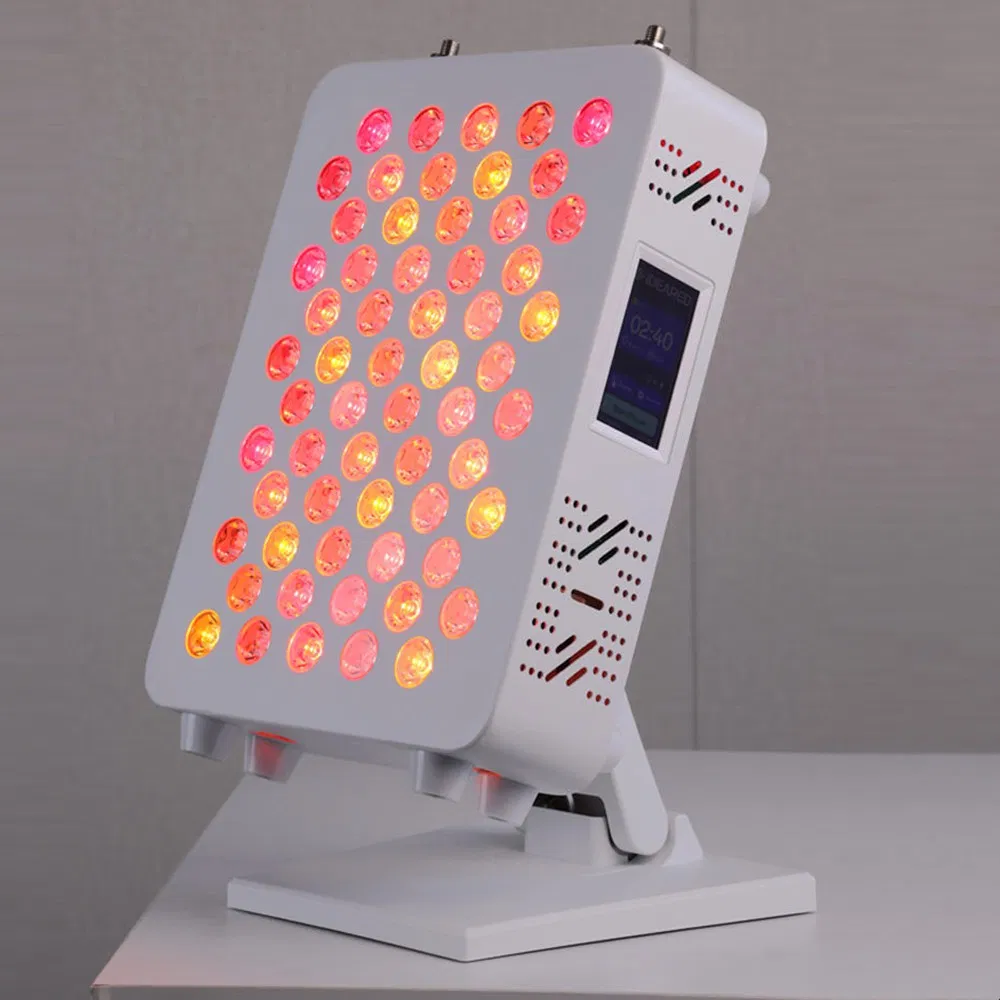 7 Spectrum Portable Desktop Skin Beauty LED Red Light Therapy Panel for Home Yoga SPA, Half Body Pain Relief Near Infrared Lamp PDT Physiotherapy Device