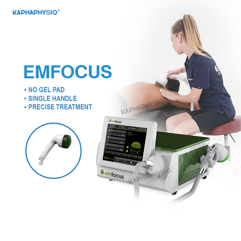 Kaphaphysio Portable Physiotherapy Focused Shockwave Therapy Emfocus Medical Device for Clinics