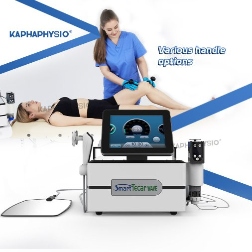 China Electrotherapeutics Eswt Machine Electrotherapy Equipment Rehabilitation Medical Physiotherapy Tecar Back with CE