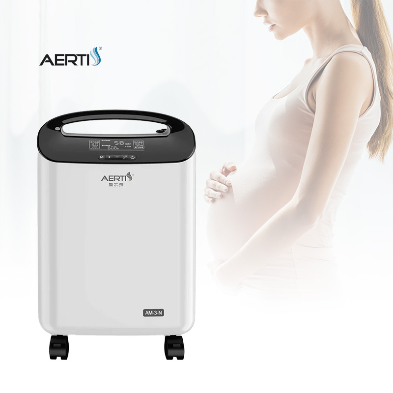 Aerti Small White 3L Electric Oxygen Equipment Manufacturer 11.7kg Healthcare Oxygen Device