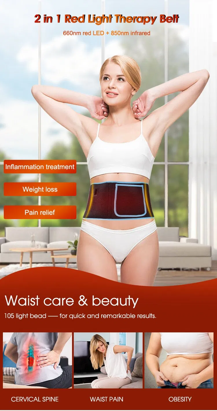 2 in 1 Infrared Slimming LED Red Light Therapy Belt