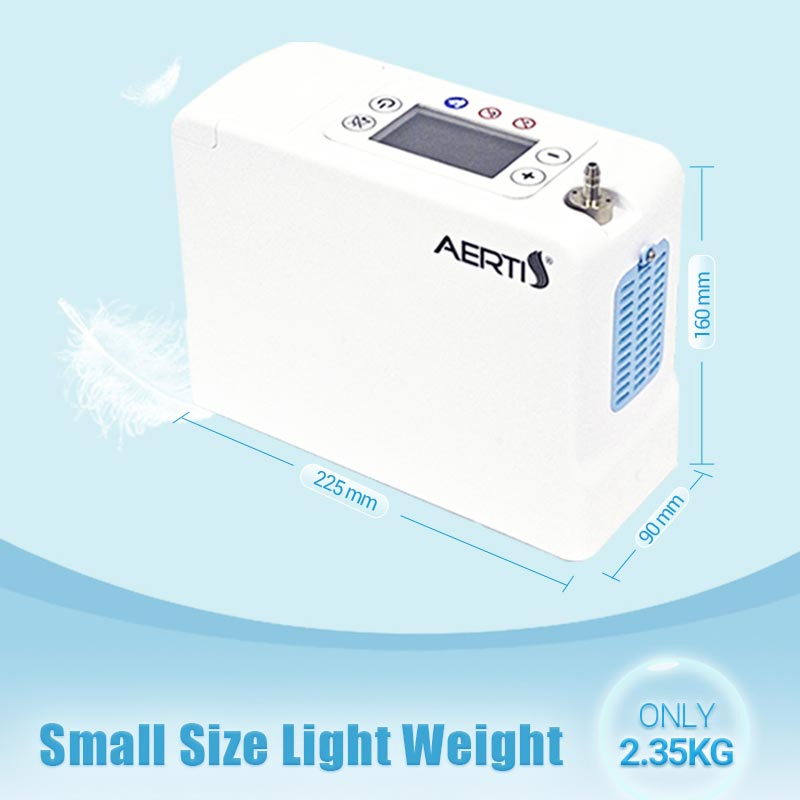 Aerti Elderly Healthcare Oxygen Machine 1L Portable Oxygen Device for Travel