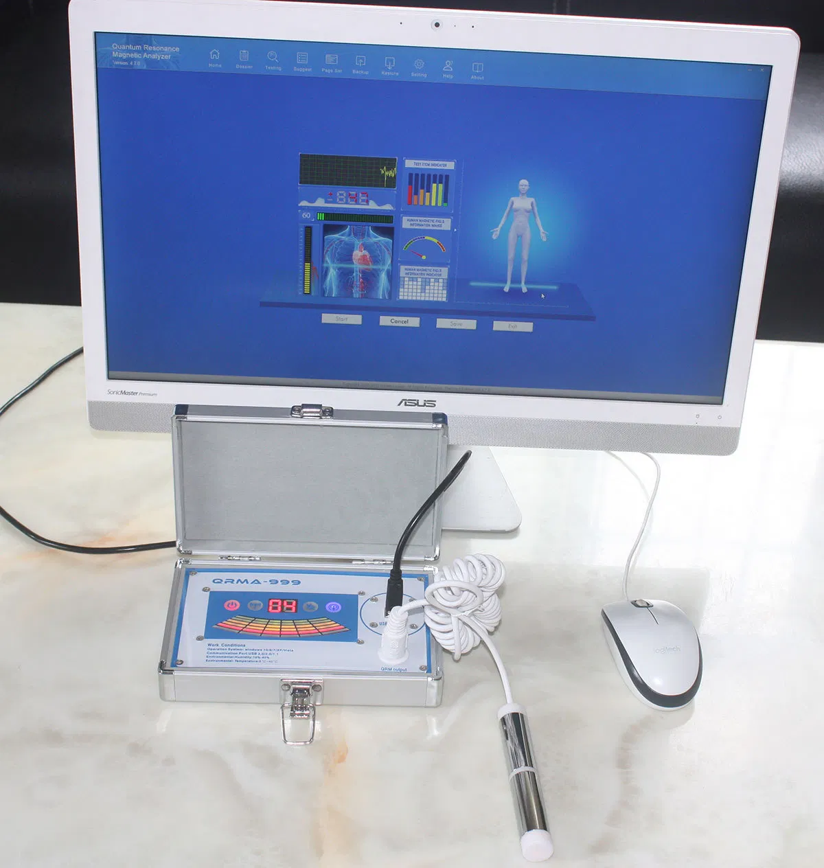 2025 New Quantum Health Sub-Health Analyzer Qrma999 Magnetic Resonance Body Analyzer Checking Set Multilingual Choose