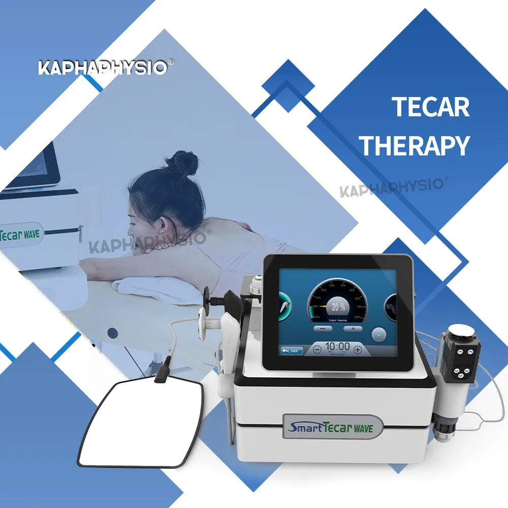 China Electrotherapeutics Eswt Machine Electrotherapy Equipment Rehabilitation Medical Physiotherapy Tecar Back with CE