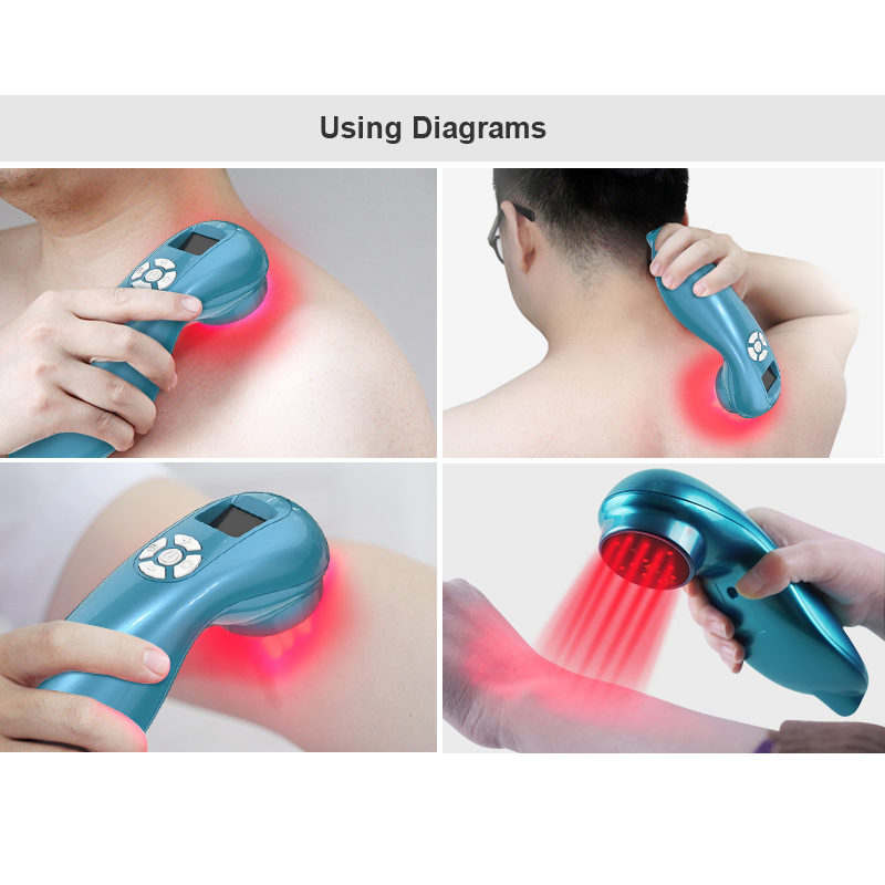 Portable Handheld Low Level Cold Soft 808nm 650nm Laser Therapy Device for Muscle Joint Pain