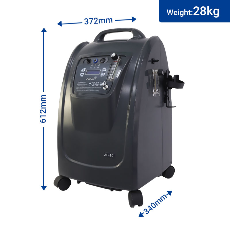 Aerti Dual Flow 10L Medical Oxygen Device Physical Therapy Oxygen Equipment